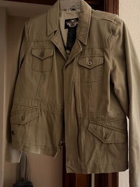 Harley-Davidson Tan Jean Jacket